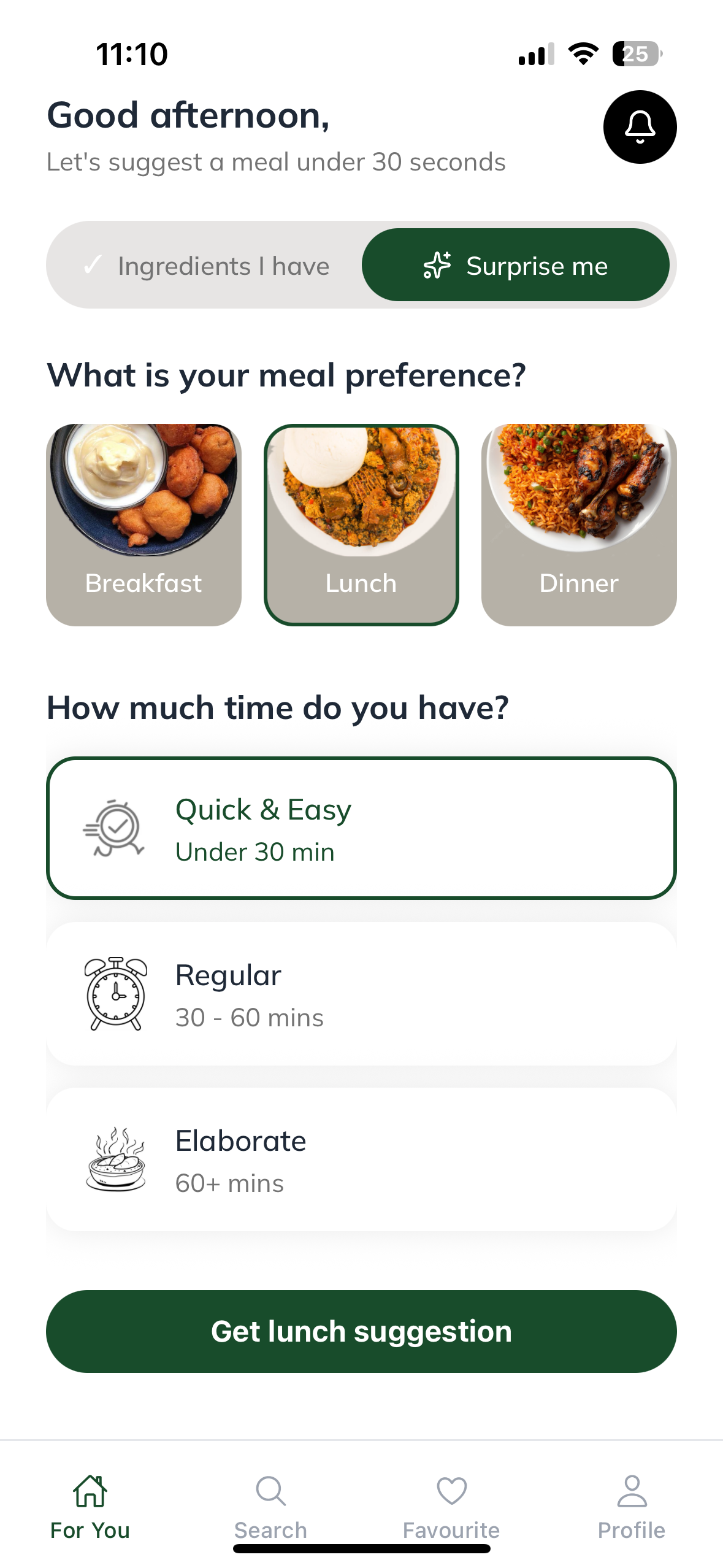 MealCondo App Screenshot